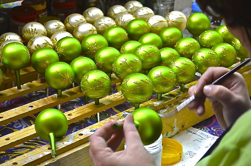 addobbi per alberi di Natale in vetro baubles decorazioni produttore Polonia