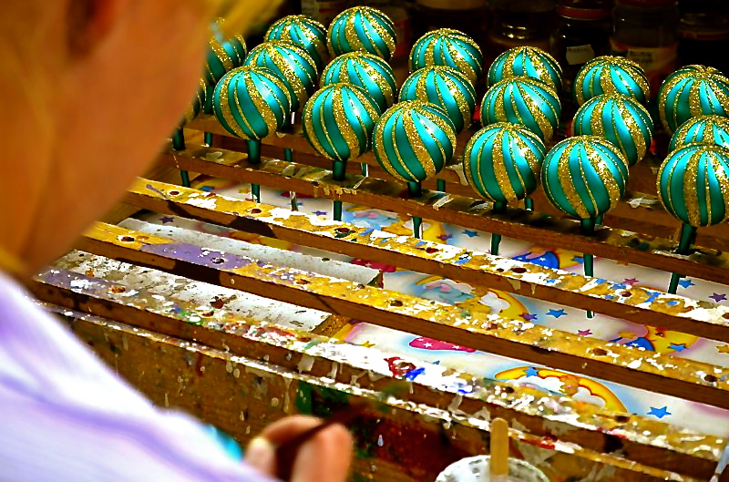 addobbi per alberi di Natale in vetro baubles decorazioni produttore Polonia